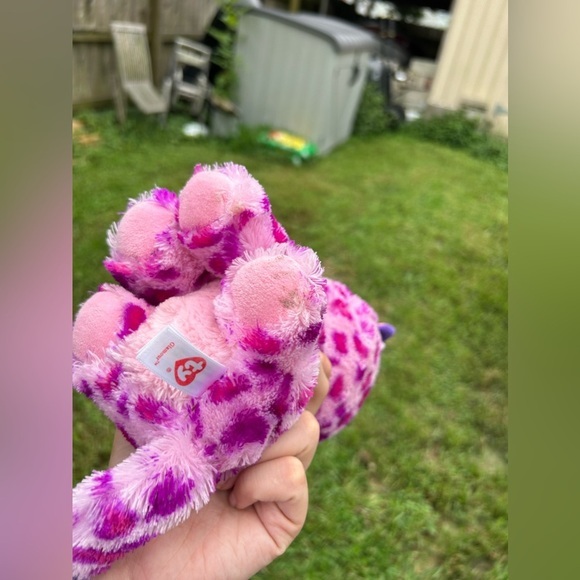 TY Beanie Boo Purple Leopard - Picture 8 of 8